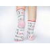 Бело-серые носки|"All you need is love"