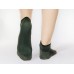 Темно-зеленые носки|с полосками
