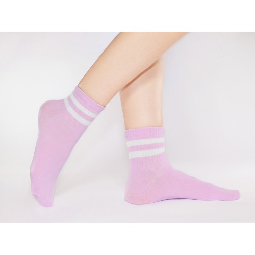 Сиреневые носки<br/><span class='tw-product-name2'>с двумя полосками</span> test alt 4