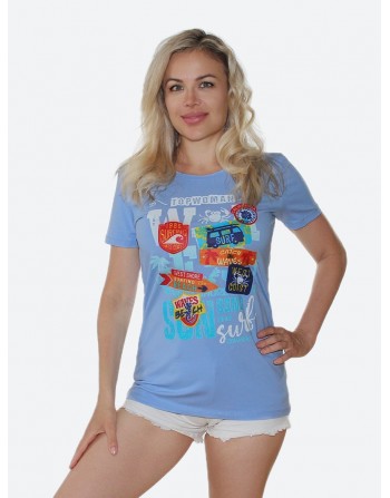 "Sun, sand and surf"<br/><span class='tw-product-name2'>голубая футболка</span> test alt 4