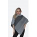 Женская туника серого цвета из шерсти